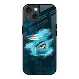 Power Of Trinetra iPhone 15 Glass Back Cover Online