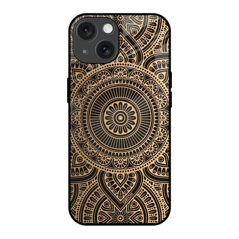 Luxury Mandala iPhone 15 Glass Back Cover Online