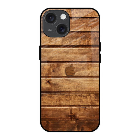 Wooden Planks iPhone 15 Glass Back Cover Online