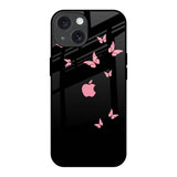 Fly Butterfly iPhone 15 Glass Back Cover Online