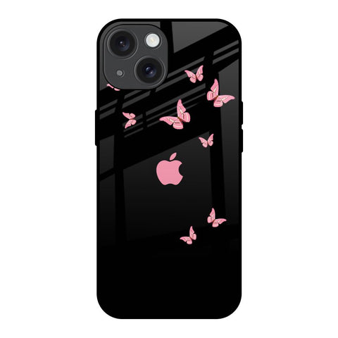 Fly Butterfly iPhone 15 Glass Back Cover Online