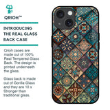 Retro Art Glass Case for iPhone 15