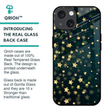 Dazzling Stars Glass Case For iPhone 15