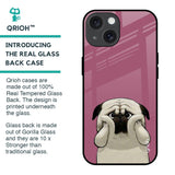 Funny Pug Face Glass Case For iPhone 15