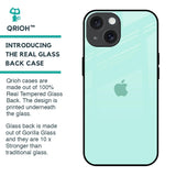 Teal Glass Case for iPhone 15