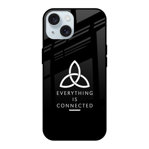 Everything Is Connected iPhone 15 Glass Back Cover Online