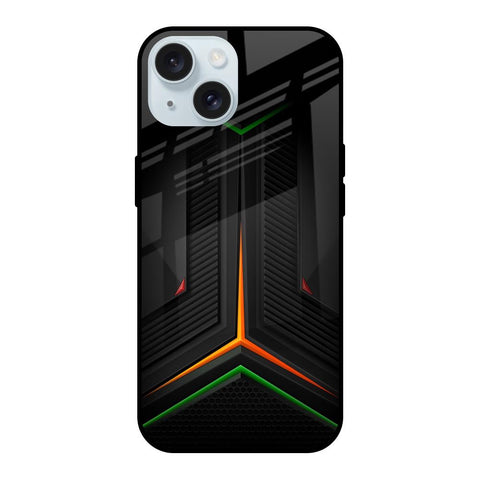 Modern Ultra Chevron iPhone 15 Glass Back Cover Online