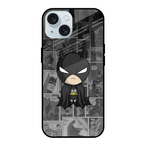 Cartoon Art iPhone 15 Glass Back Cover Online