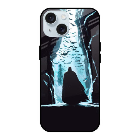 Dark Man In Cave iPhone 15 Glass Back Cover Online