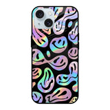 Acid Smile iPhone 15 Glass Back Cover Online