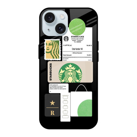 Coffee Latte iPhone 15 Glass Back Cover Online
