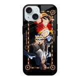 Shanks & Luffy iPhone 15 Glass Back Cover Online