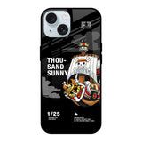 Thousand Sunny iPhone 15 Glass Back Cover Online