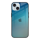 Sea Theme Gradient iPhone 15 Glass Back Cover Online