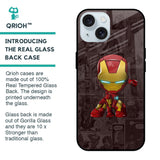 Angry Baby Super Hero Glass Case for iPhone 15