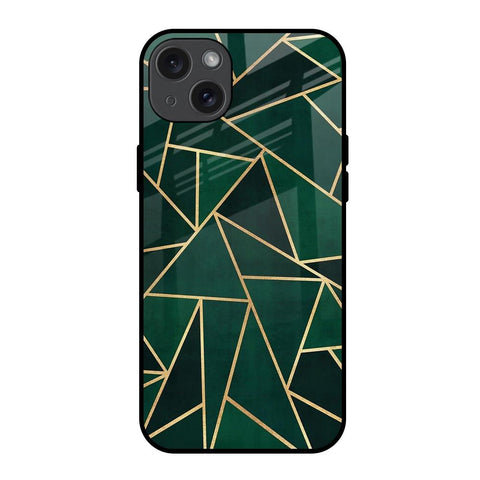 Abstract Green iPhone 15 Plus Glass Back Cover Online
