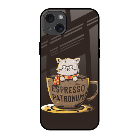 Tea With Kitty iPhone 15 Plus Glass Back Cover Online