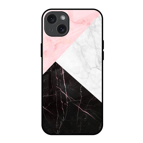 Marble Collage Art iPhone 15 Plus Glass Back Cover Online