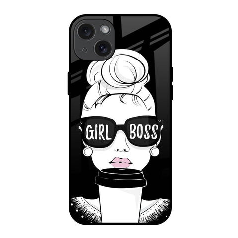 Girl Boss iPhone 15 Plus Glass Back Cover Online