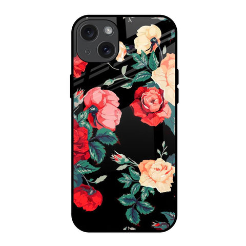 Floral Bunch iPhone 15 Plus Glass Back Cover Online