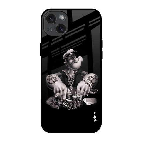 Gambling Problem iPhone 15 Plus Glass Back Cover Online
