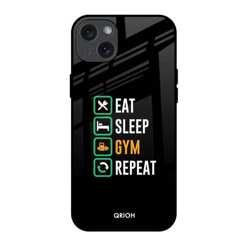 Daily Routine iPhone 15 Plus Glass Back Cover Online