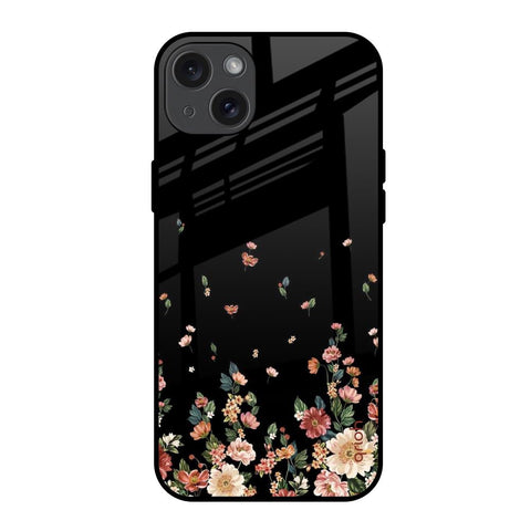 Floating Floral Print iPhone 15 Plus Glass Back Cover Online