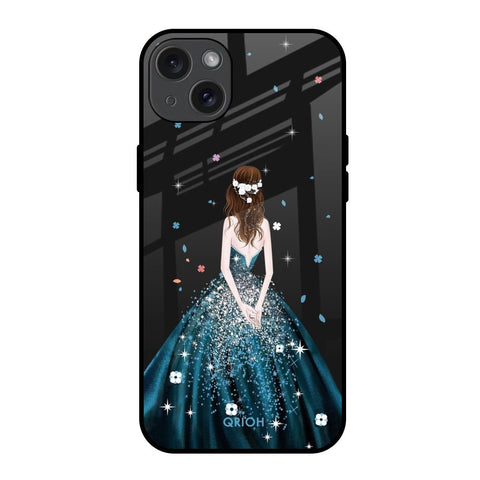 Queen Of Fashion iPhone 15 Plus Glass Back Cover Online