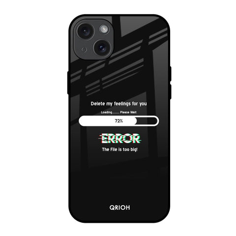 Error iPhone 15 Plus Glass Back Cover Online