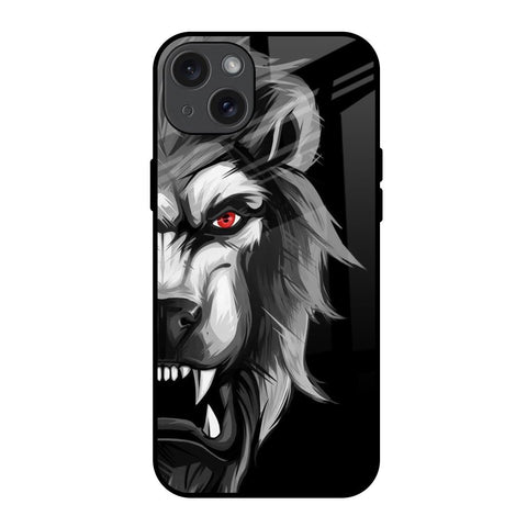 Wild Lion iPhone 15 Plus Glass Back Cover Online