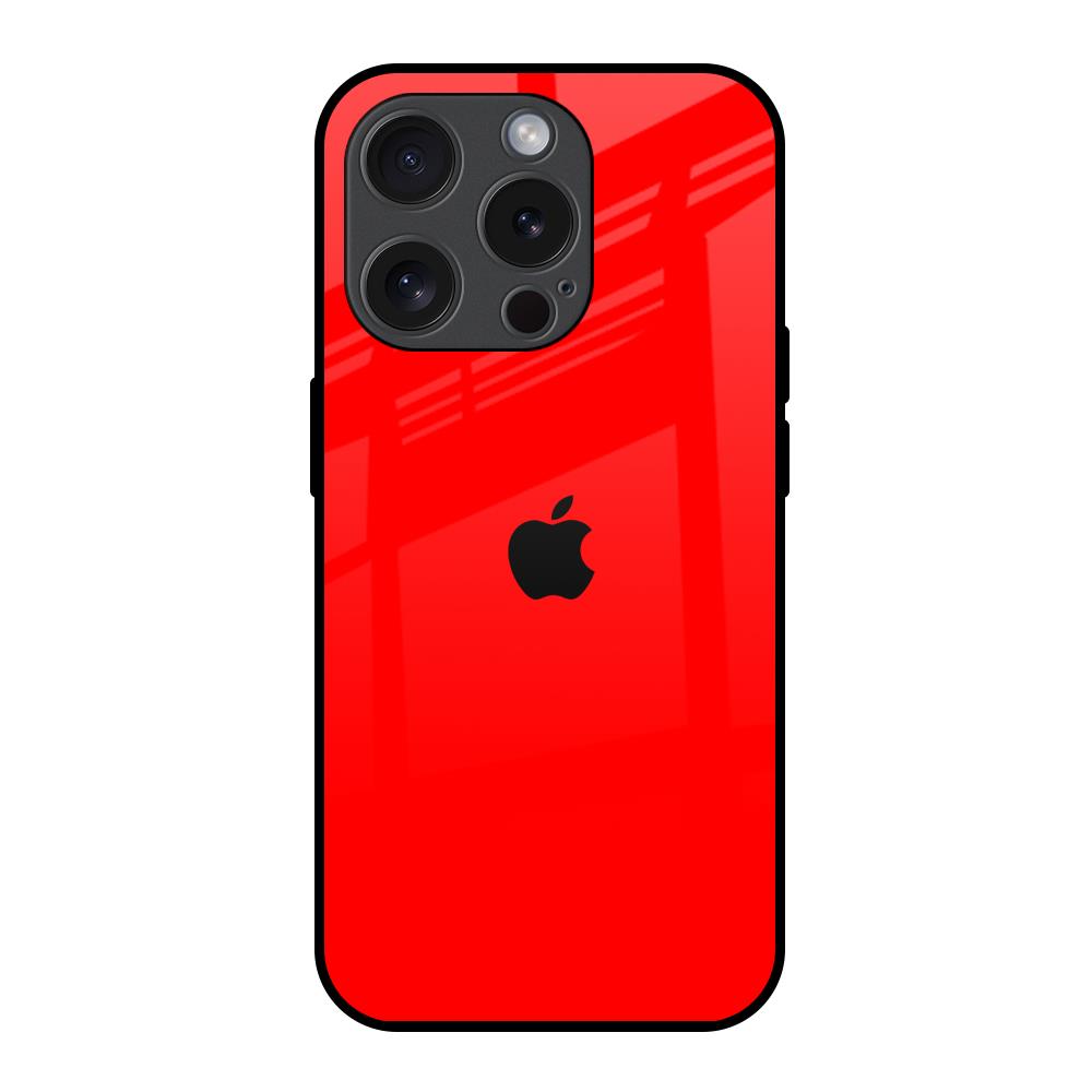 Blood Red iPhone 15 Pro Glass Back Cover - Flat 35% Off On iPhone 15 ...