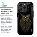 Golden Owl Glass Case for iPhone 15 Pro