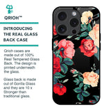 Floral Bunch Glass Case For iPhone 15 Pro