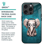 Adorable Baby Elephant Glass Case For iPhone 15 Pro