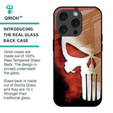 Red Skull Glass Case for iPhone 15 Pro