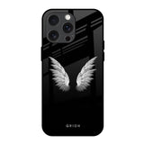 White Angel Wings iPhone 15 Pro Max Glass Back Cover Online