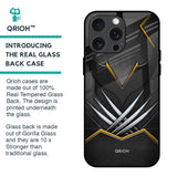 Black Warrior Glass Case for iPhone 15 Pro Max