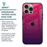 Wavy Pink Pattern Glass Case for iPhone 15 Pro Max