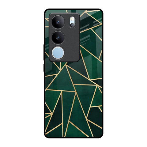 Abstract Green Vivo V29 5G Glass Back Cover Online