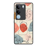 Abstract Faces Vivo V29 5G Glass Back Cover Online