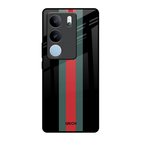 Vertical Stripes Vivo V29 5G Glass Back Cover Online