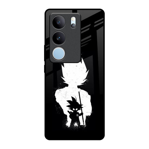 Monochrome Goku Vivo V29 5G Glass Back Cover Online