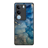 Blue Cool Marble Vivo V29 5G Glass Back Cover Online