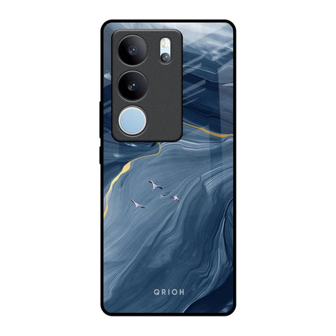 Deep Ocean Marble Vivo V29 5G Glass Back Cover Online