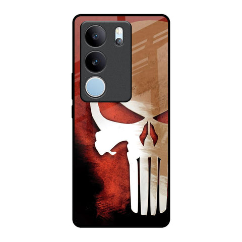 Red Skull Vivo V29 5G Glass Back Cover Online