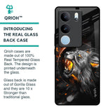 Aggressive Lion Glass Case for Vivo V29 5G