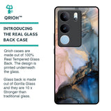 Marble Ink Abstract Glass Case for Vivo V29 5G