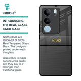 Grey Metallic Glass Case For Vivo V29 5G