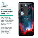 Brush Art Glass Case For Vivo V29 5G