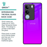 Purple Pink Glass Case for Vivo V29 5G